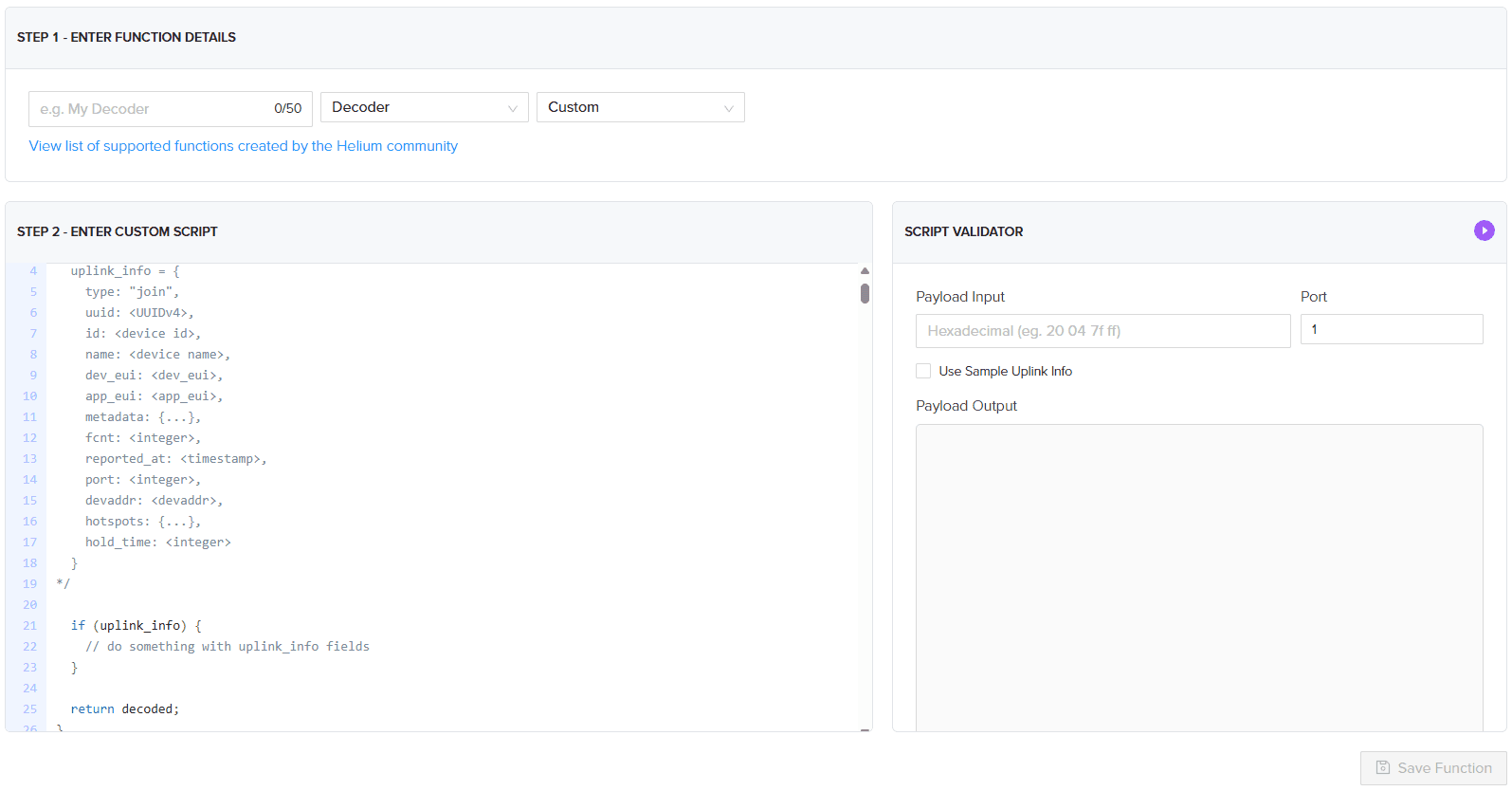 Function Add Form