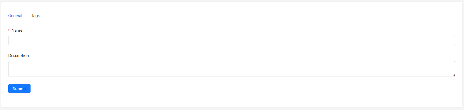 Application Add Form
