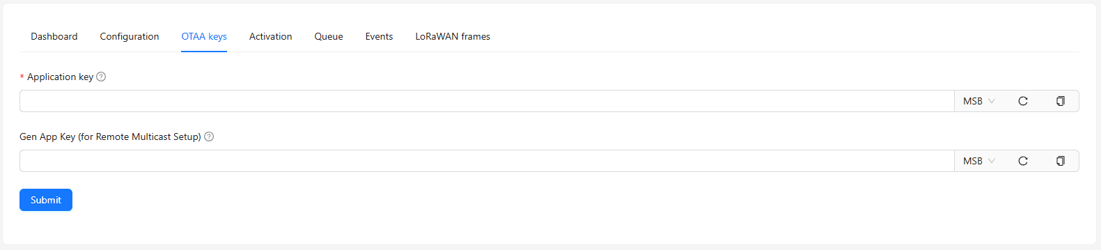 Application App Key Form