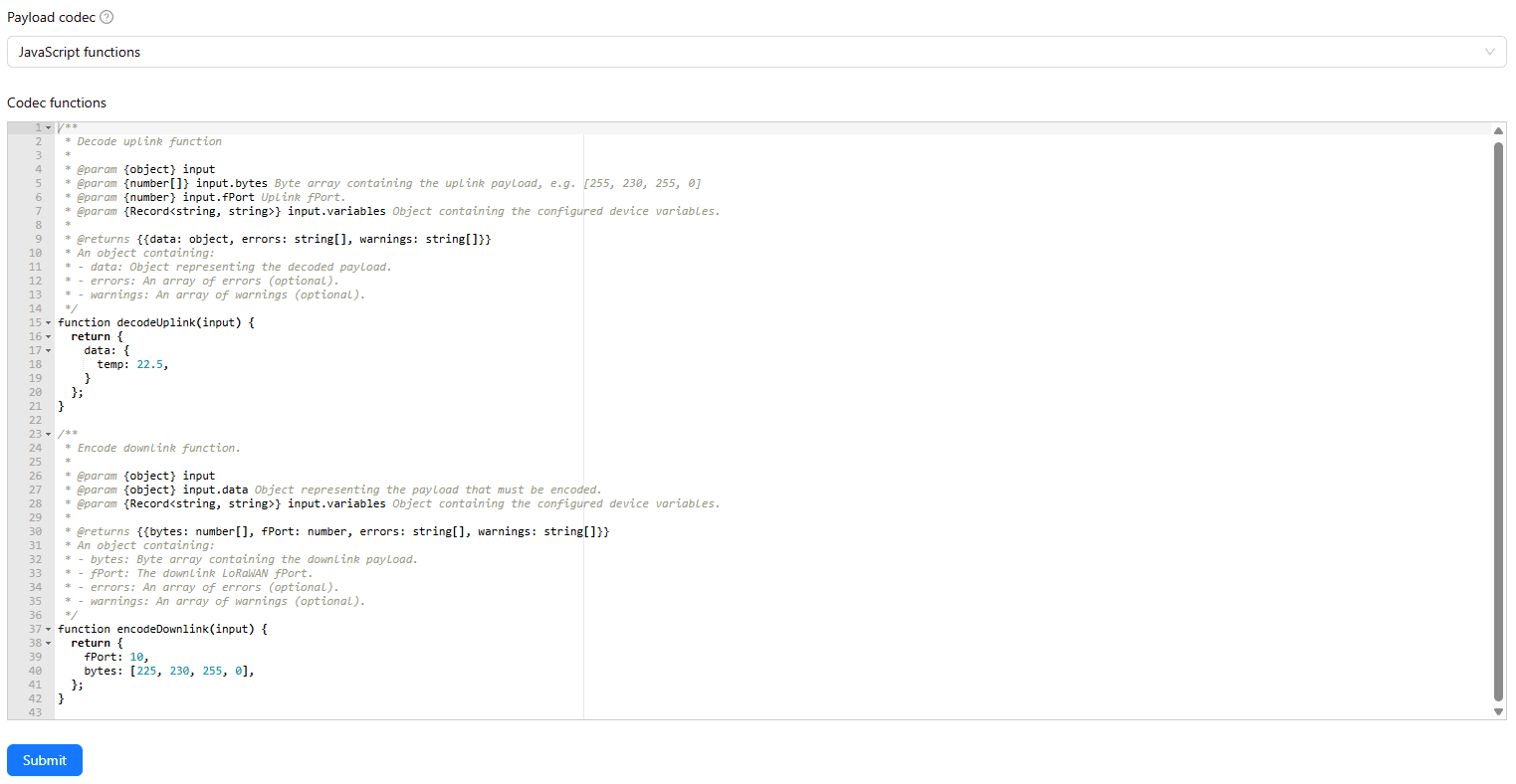 Device Profile Codec Tab